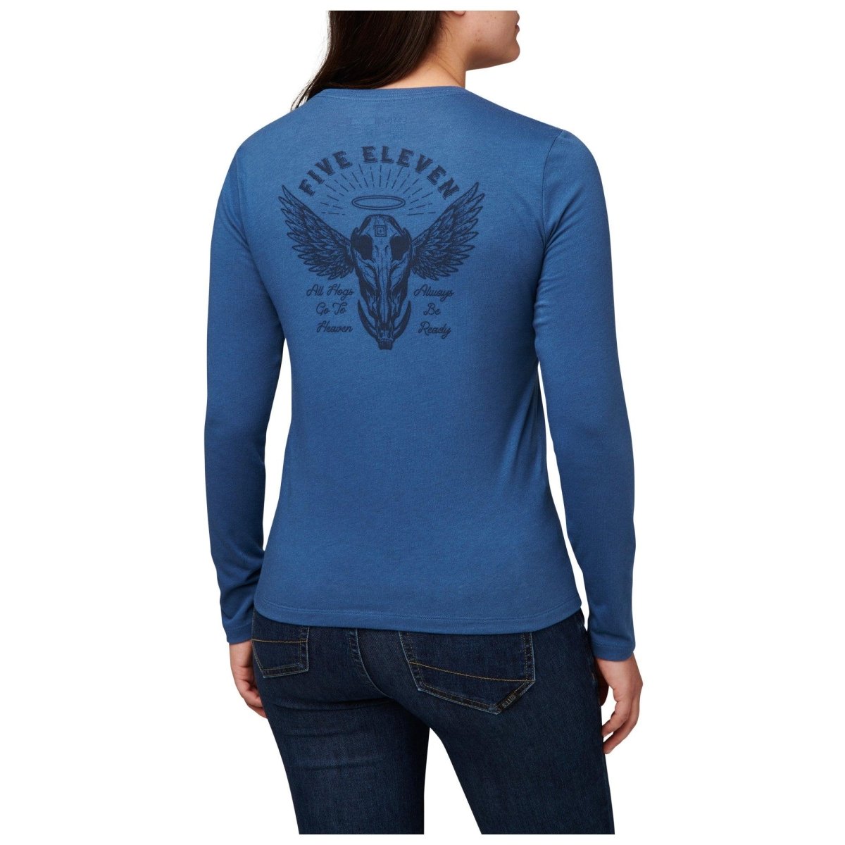 PLAYERA 5.11 - ALL HOGS HEAVEN PARA MUJER - Risk Top Tactical