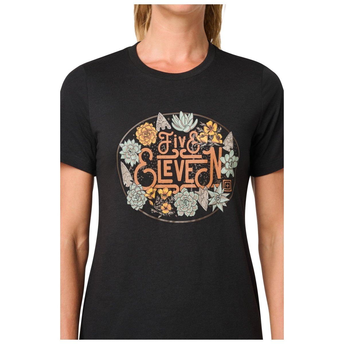 PLAYERA 5.11 - DESERT FLOOR PARA MUJER - Risk Top Tactical