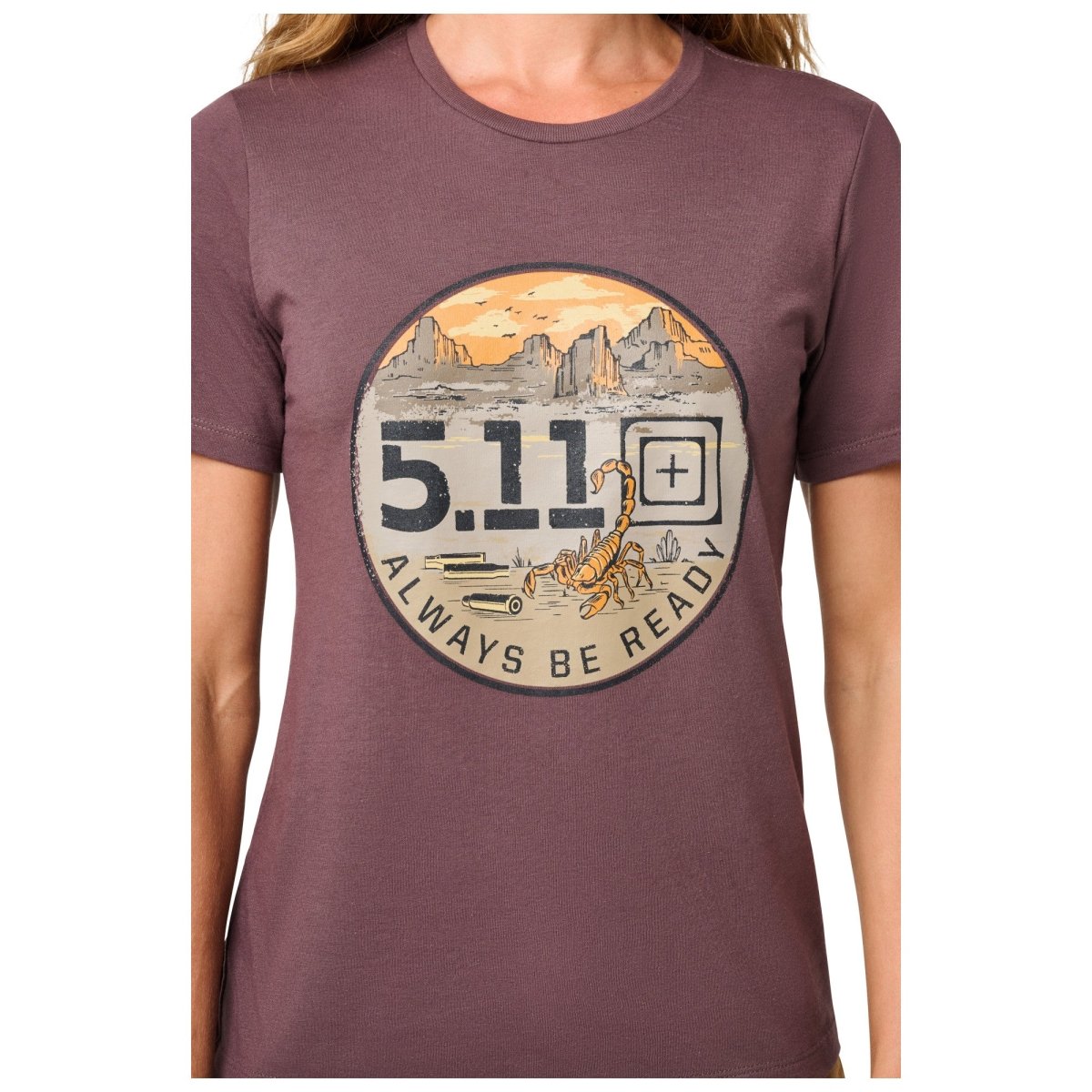 PLAYERA 5.11 - DESERTSCAPE PARA MUJER - Risk Top Tactical