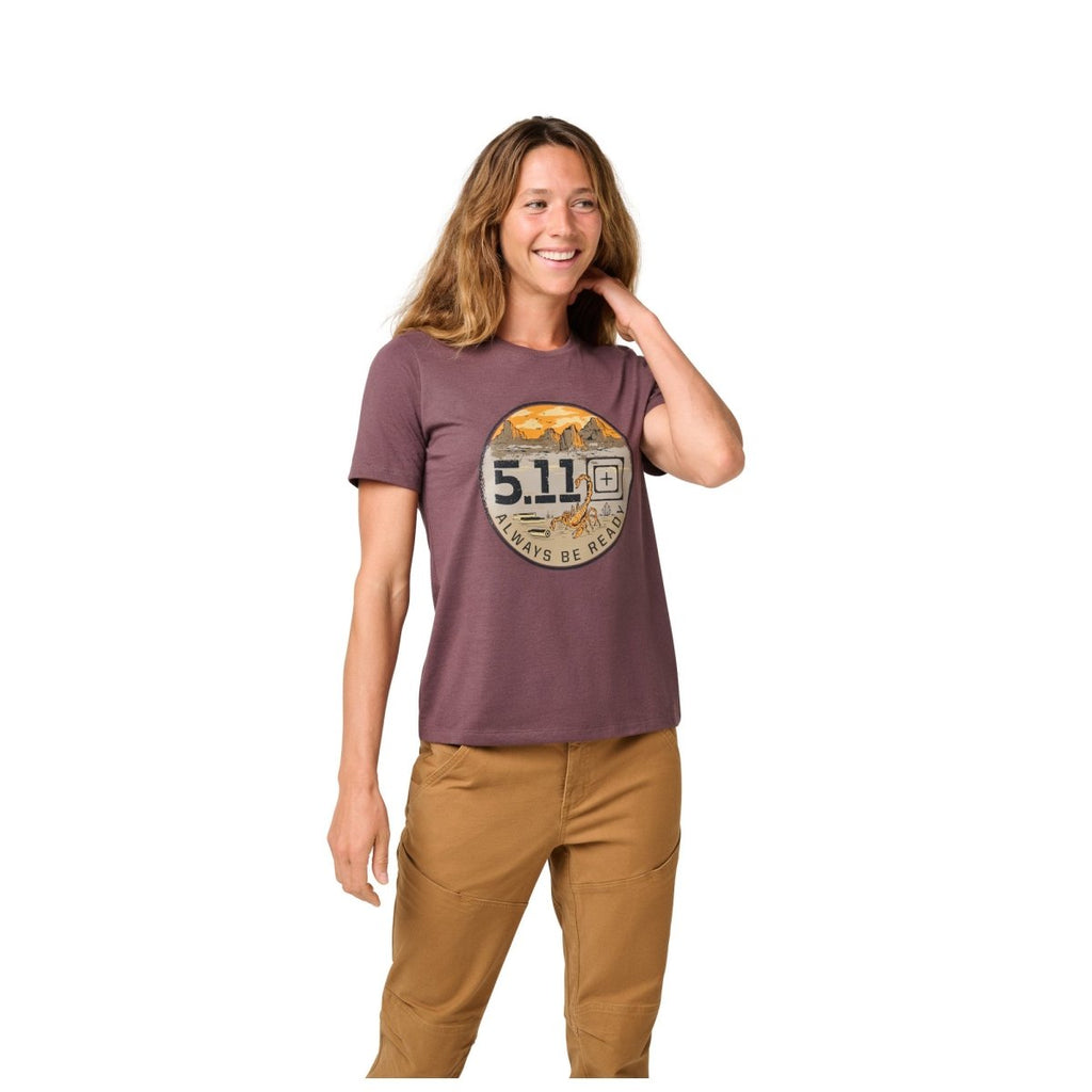 PLAYERA 5.11 - DESERTSCAPE PARA MUJER - Risk Top Tactical
