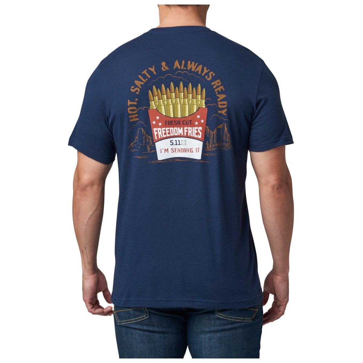 PLAYERA 5.11 - FREEDOM FRIES TEE - Risk Top Tactical