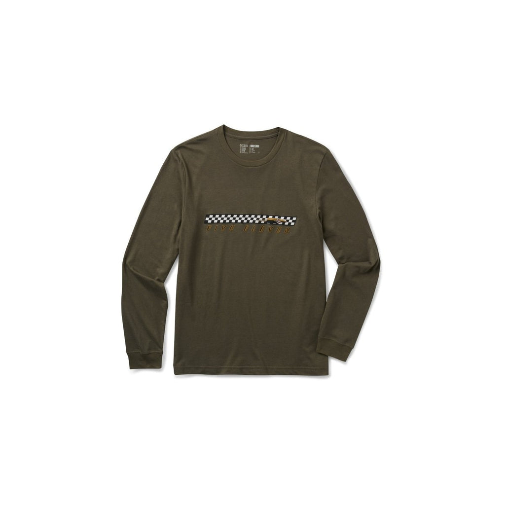 PLAYERA 5.11 - HIGH SPD OPERATION MANGA LARGA - Risk Top Tactical