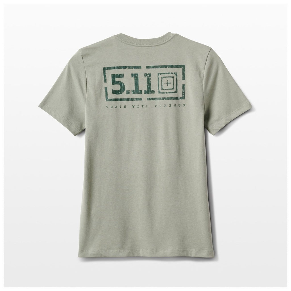 PLAYERA 5.11 - PT - R BRICK PARA MUJER - Risk Top Tactical