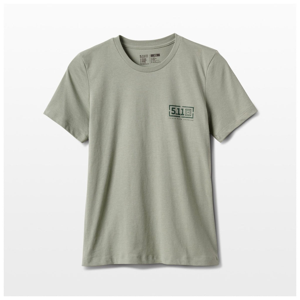 PLAYERA 5.11 - PT - R BRICK PARA MUJER - Risk Top Tactical