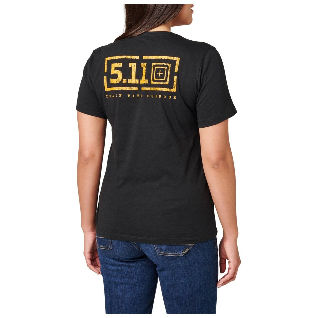 PLAYERA 5.11 - PT - R BRICK PARA MUJER - Risk Top Tactical