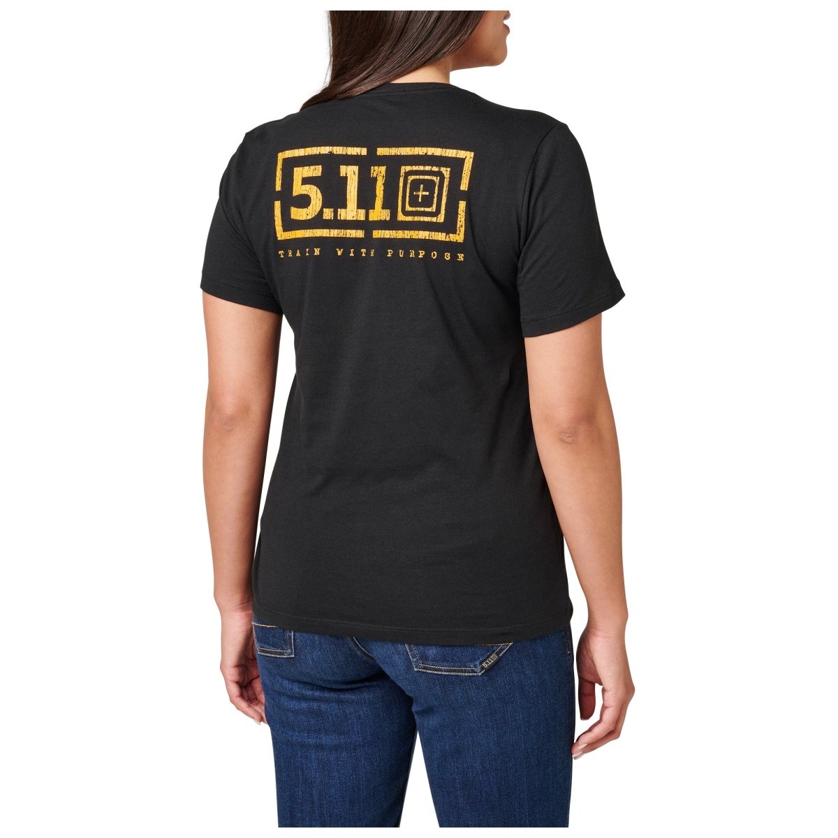 PLAYERA 5.11 - PT - R BRICK PARA MUJER - Risk Top Tactical