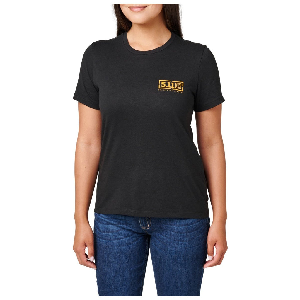 PLAYERA 5.11 - PT - R BRICK PARA MUJER - Risk Top Tactical