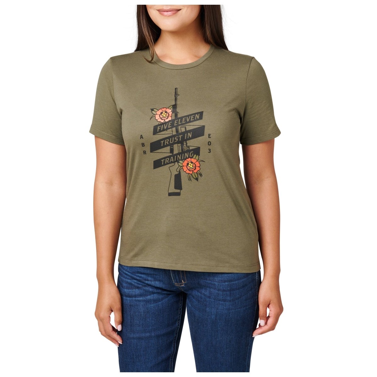 PLAYERA 5.11 - STRONG AIM PARA MUJER - Risk Top Tactical