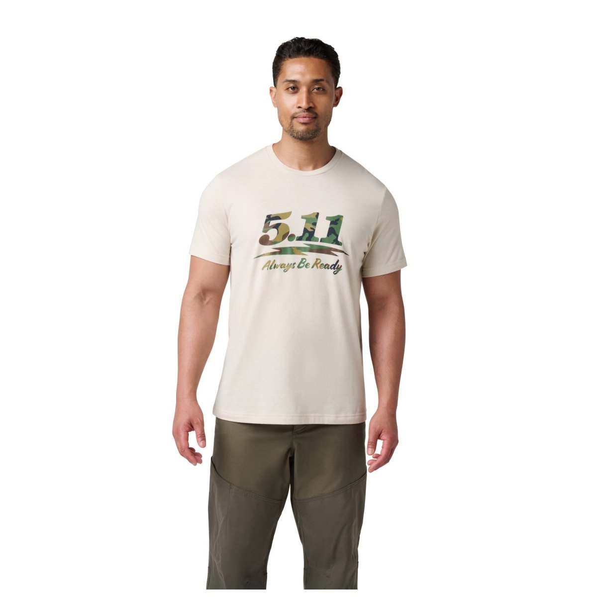 PLAYERA 5.11 - WOODLAND MOTO LOGO - Risk Top Tactical