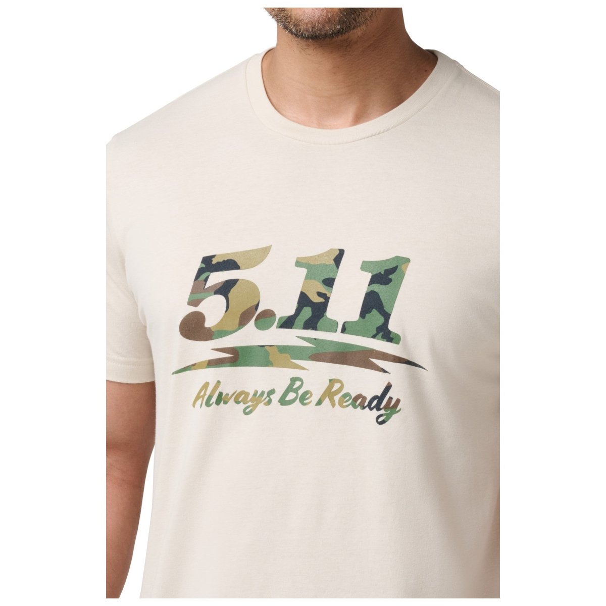 PLAYERA 5.11 - WOODLAND MOTO LOGO - Risk Top Tactical