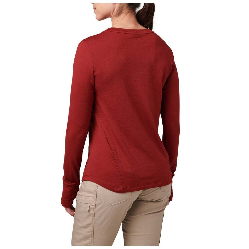 PLAYERA 5.11 - YELENA CREW MANGA LARGA PARA MUJER - Risk Top Tactical