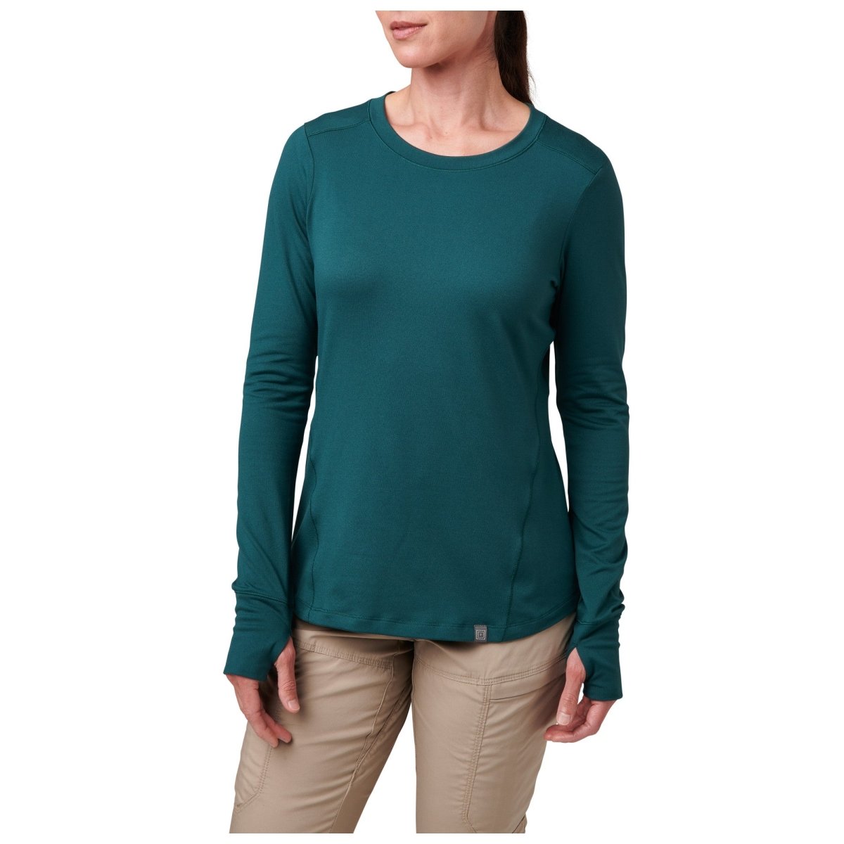 PLAYERA 5.11 - YELENA CREW MANGA LARGA PARA MUJER - Risk Top Tactical