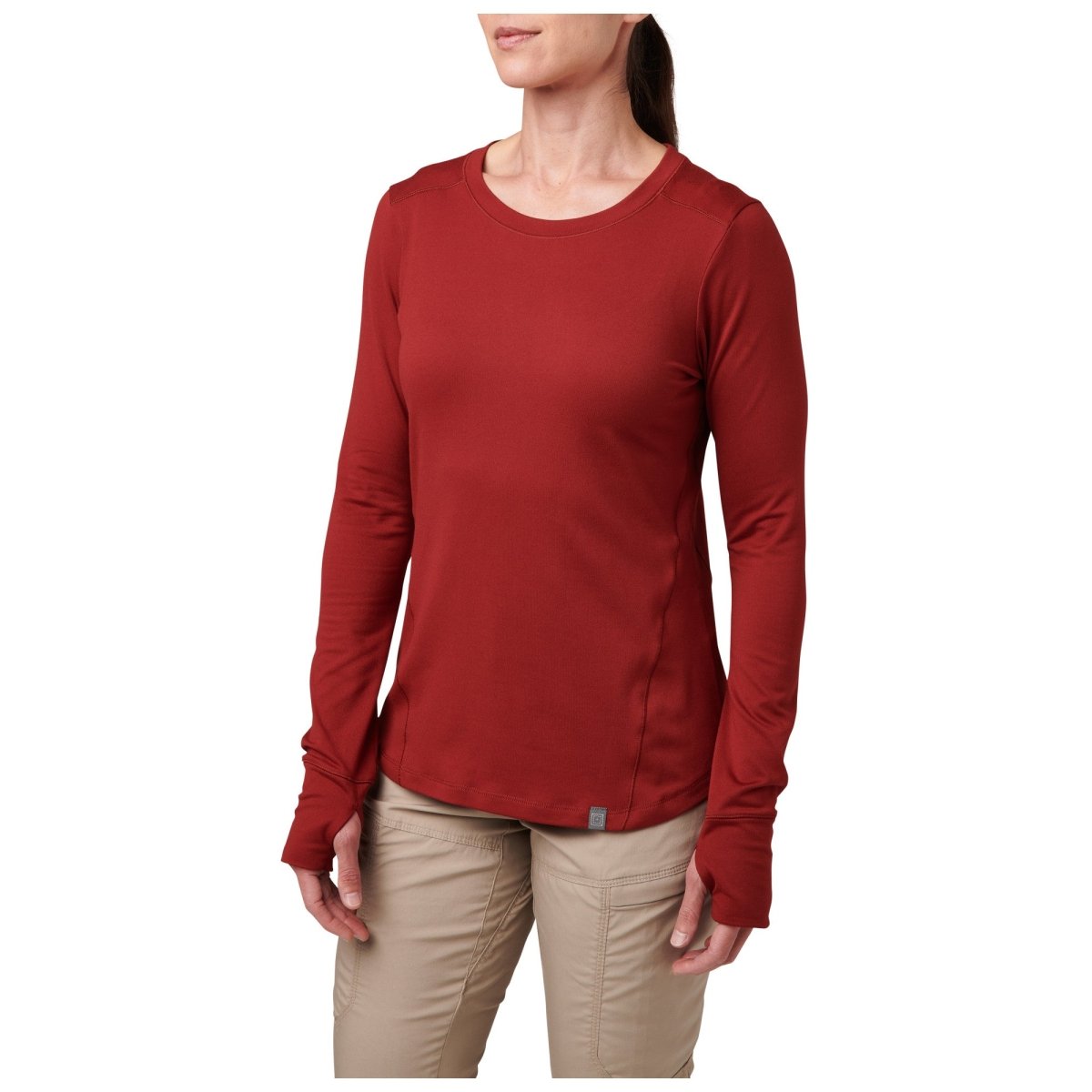 PLAYERA 5.11 - YELENA CREW MANGA LARGA PARA MUJER - Risk Top Tactical