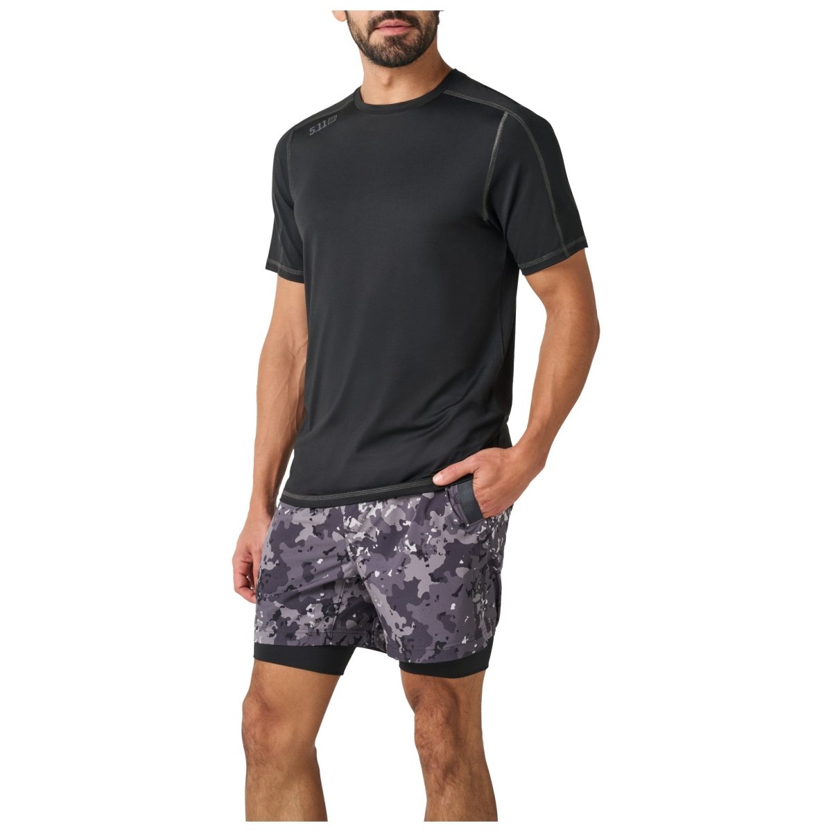 PLAYERA DEPORTIVA 5.11 - PERFORMANCE MANGA CORTA - Risk Top Tactical