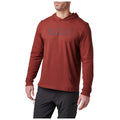 PLAYERA TACTICA 5.11 - HOODED L/S TEE - Risk Top Tactical