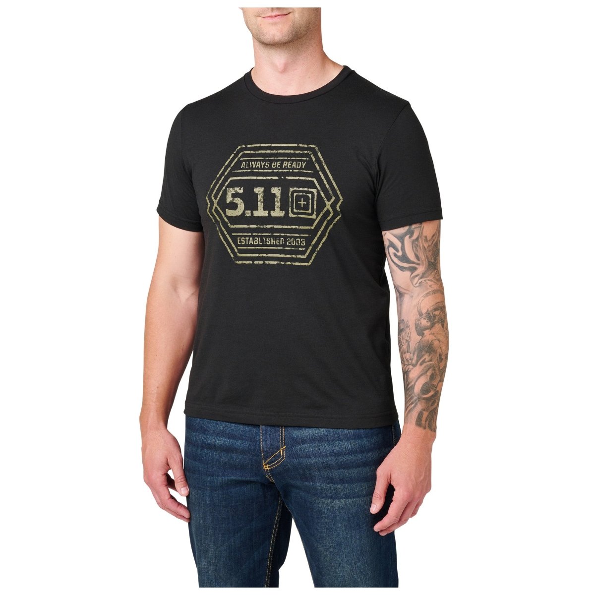 PLAYERA TACTICA 5.11 - INTRICATE EMBLEM - Risk Top Tactical