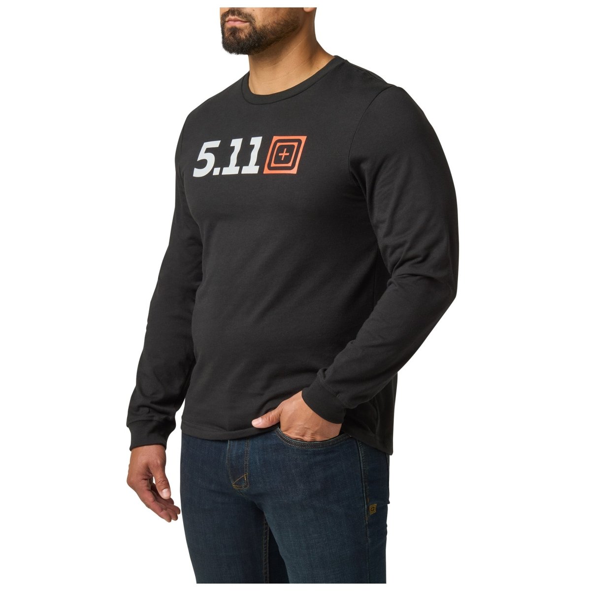 PLAYERA TACTICA 5.11 - SCOPE MANGA LARGA - Risk Top Tactical