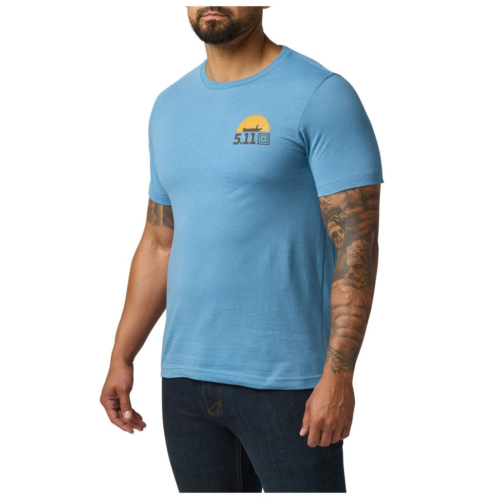 PLAYERA TACTICA 5.11 - TROUT ON! TEE - Risk Top Tactical