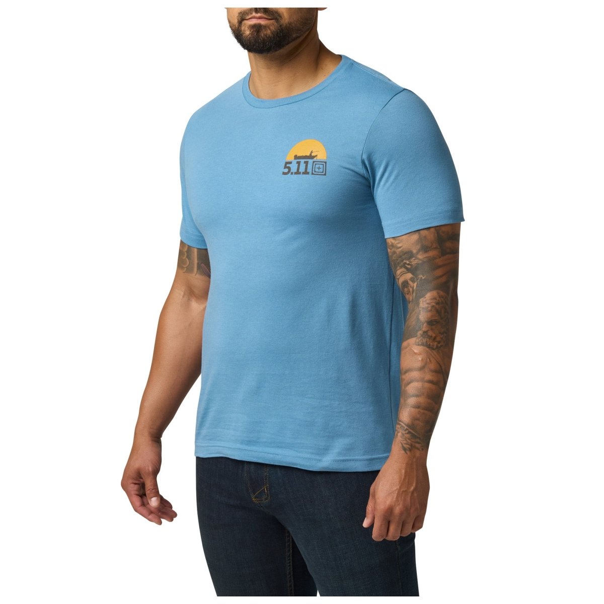 PLAYERA TACTICA 5.11 - TROUT ON! TEE - Risk Top Tactical