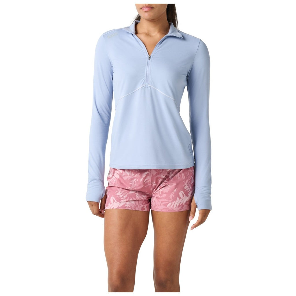 TOP DEPORTIVO 5.11 - PT - R CATALYST 1/2 ZIP PARA MUJER - Risk Top Tactical