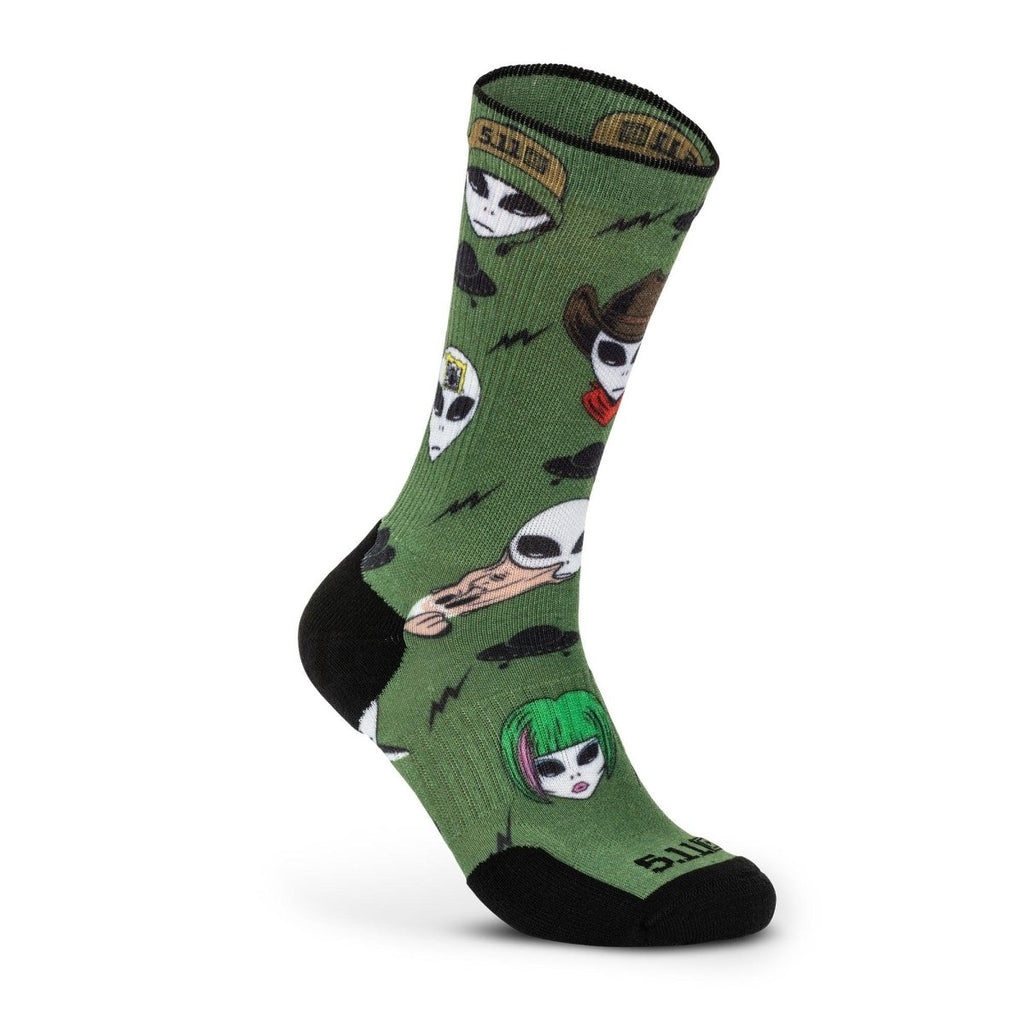 CALCETINES 5.11 - SOCK AND AWE CREW ALIEN - Risk Top Tactical