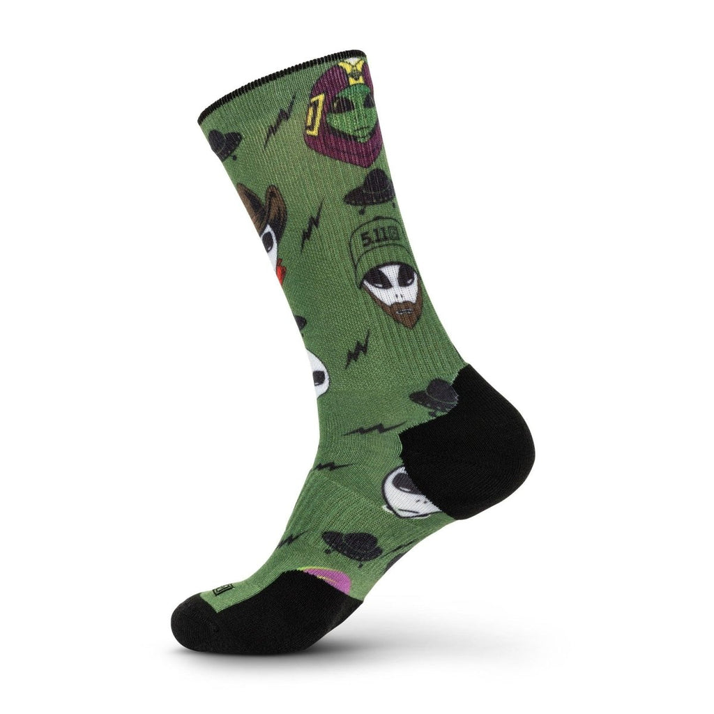 CALCETINES 5.11 - SOCK AND AWE CREW ALIEN - Risk Top Tactical