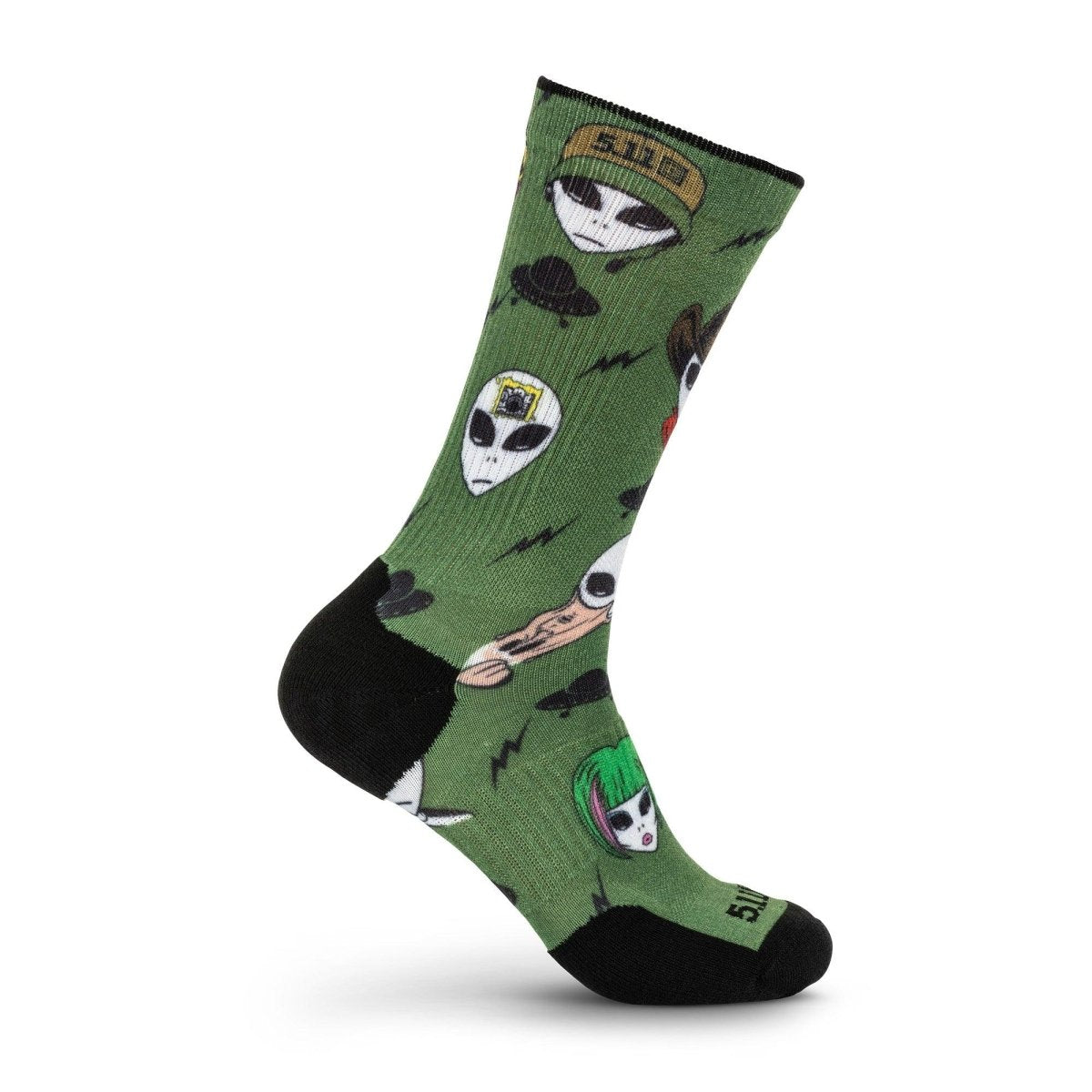 CALCETINES 5.11 - SOCK AND AWE CREW ALIEN - Risk Top Tactical