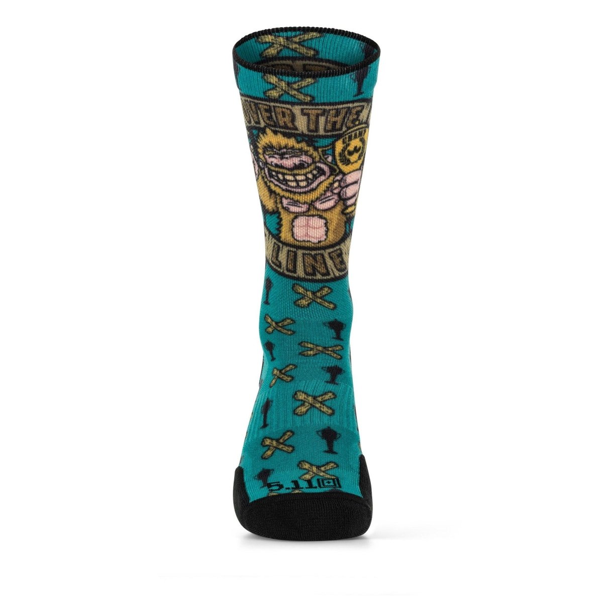CALCETINES 5.11 - SOCK AND AWE CREW SQUACH - Risk Top Tactical