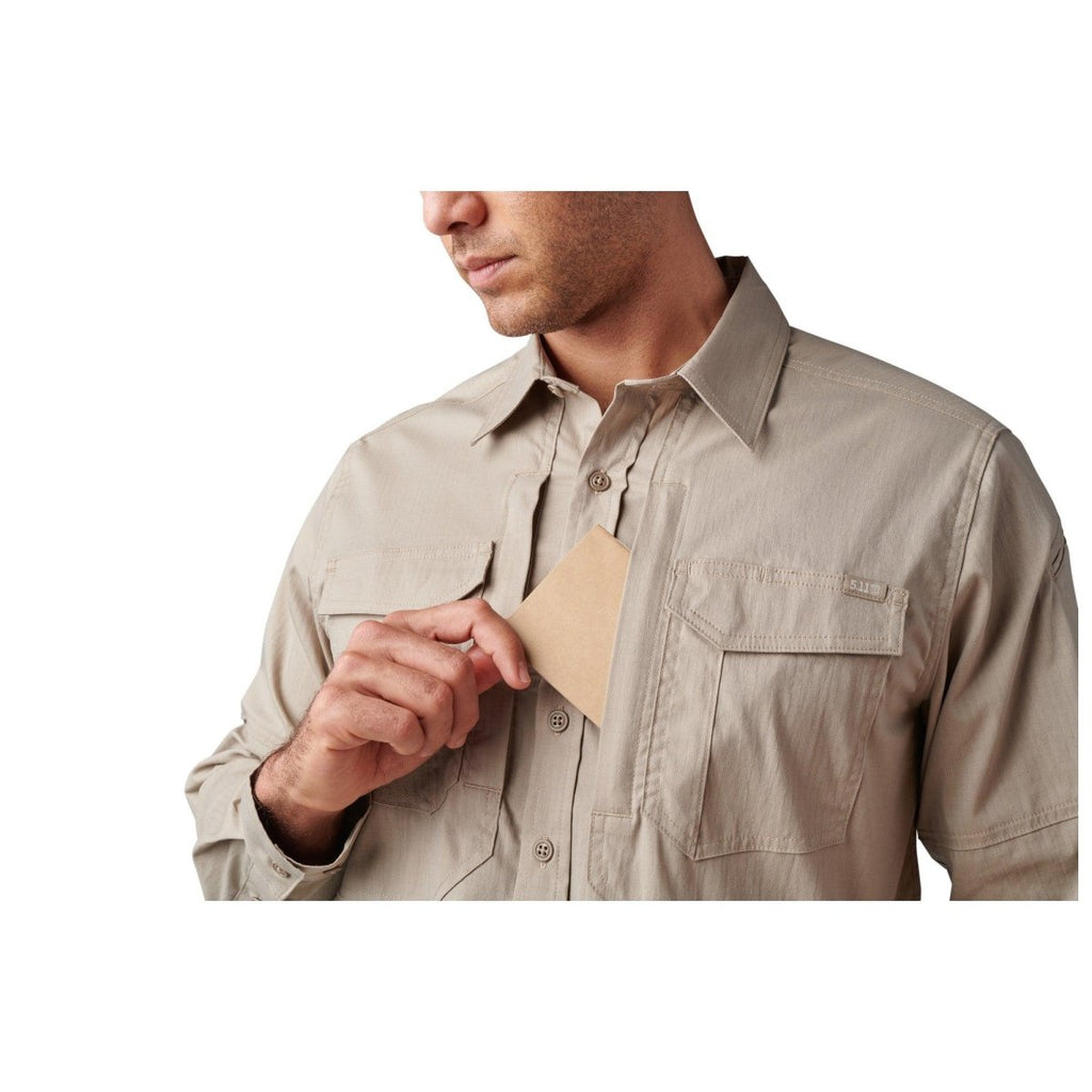 CAMISA TACTICA 5.11 - ABR PRO MANGA LARGA - Risk Top Tactical