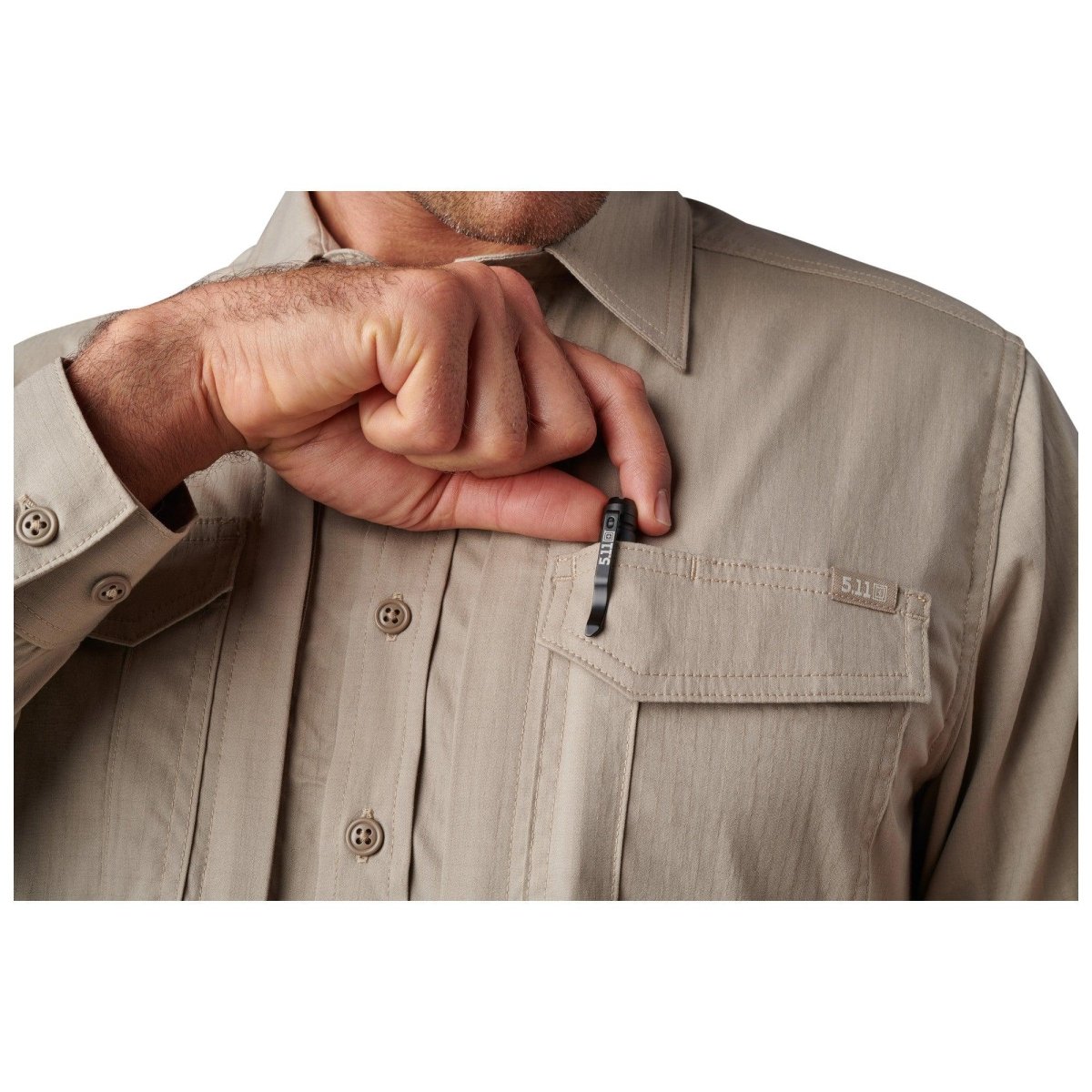 CAMISA TACTICA 5.11 - ABR PRO MANGA LARGA - Risk Top Tactical