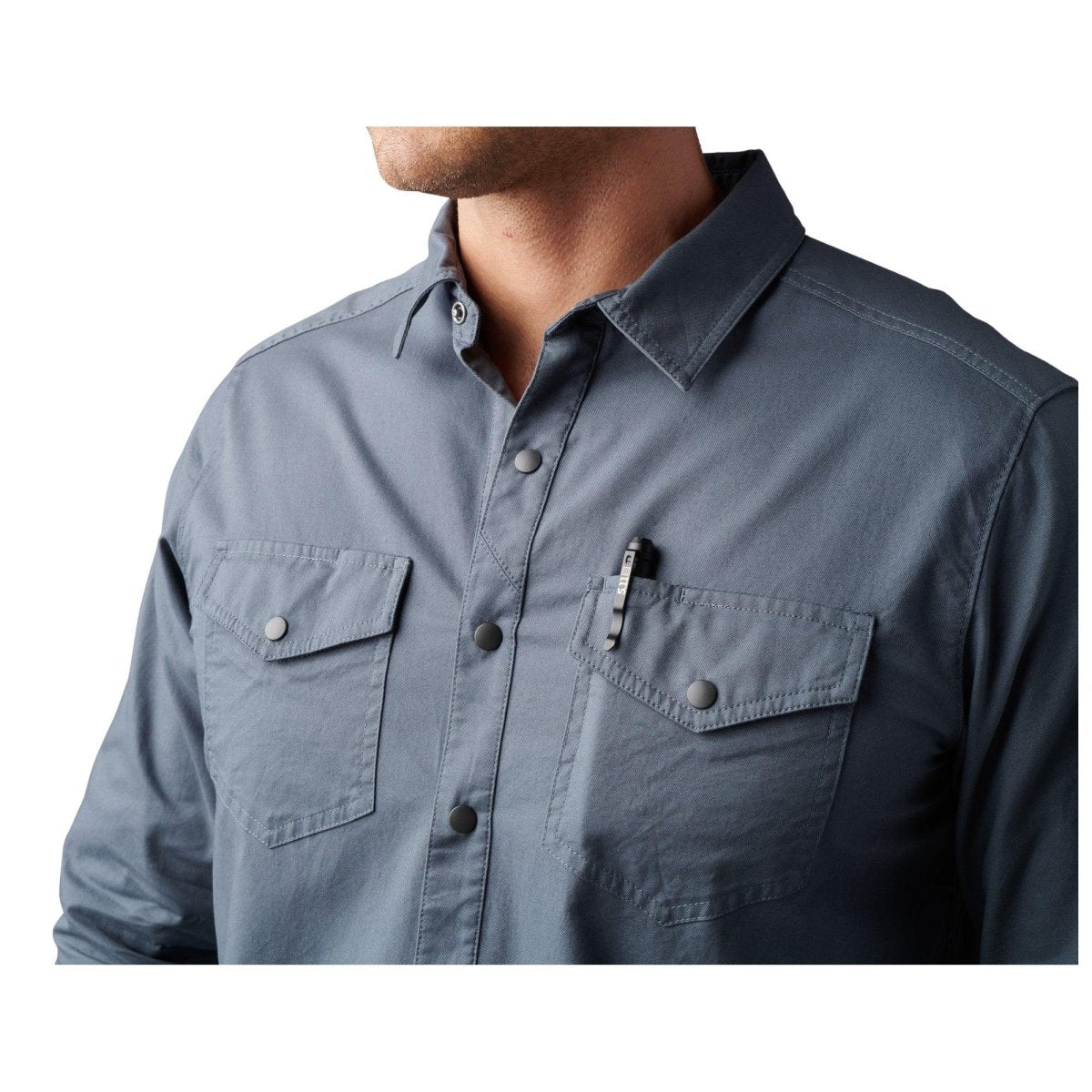CAMISA TACTICA 5.11 - GUNNER SOLID MANGA LARGA - Risk Top Tactical