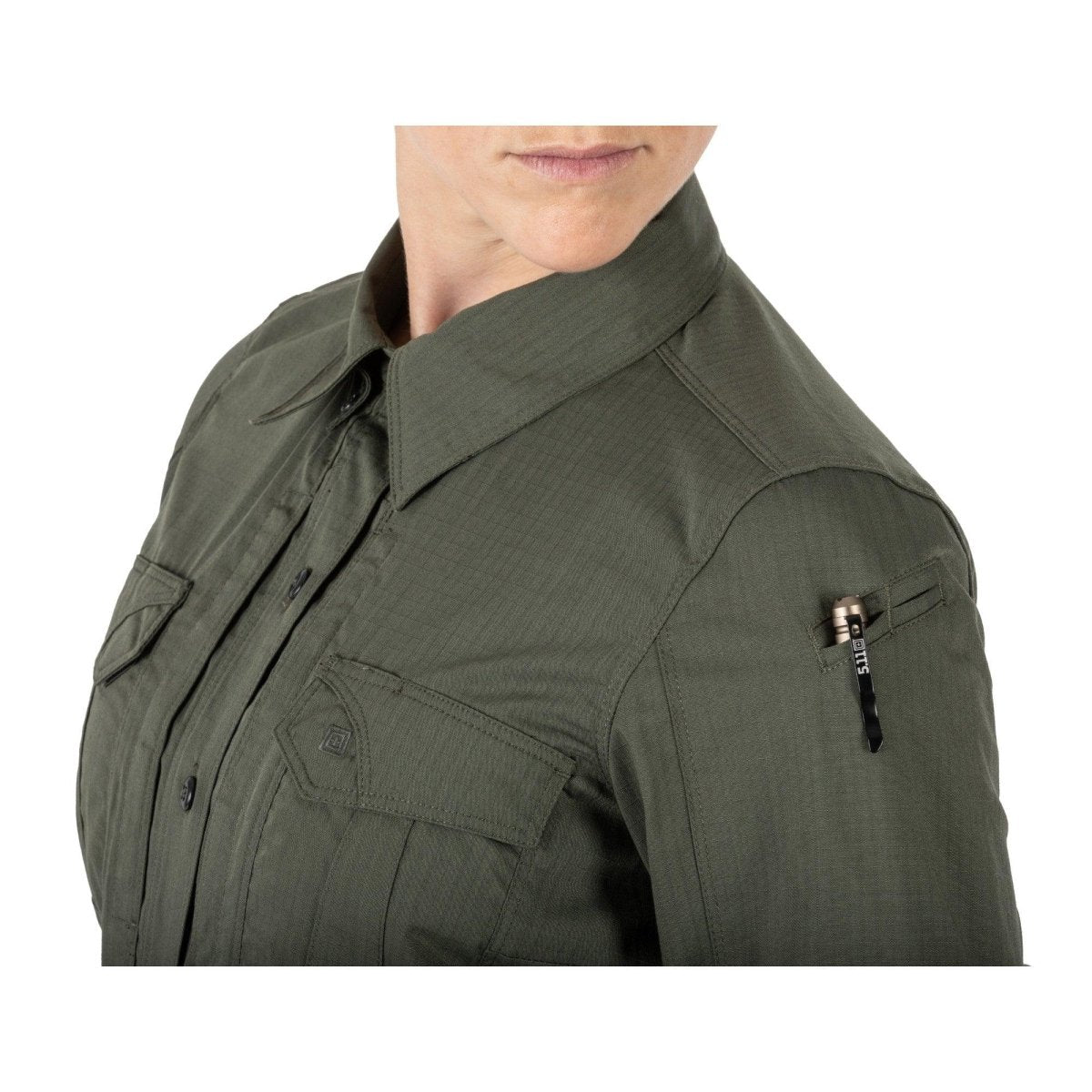 CAMISA TACTICA 5.11 - STRYKE MANGA LARGA PARA MUJER - Risk Top Tactical