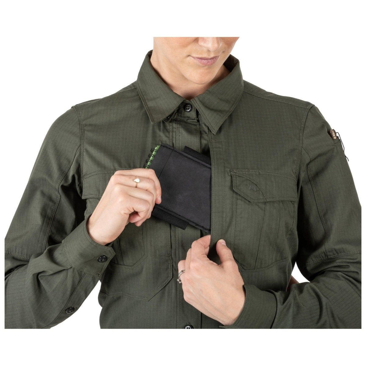 CAMISA TACTICA 5.11 - STRYKE MANGA LARGA PARA MUJER - Risk Top Tactical