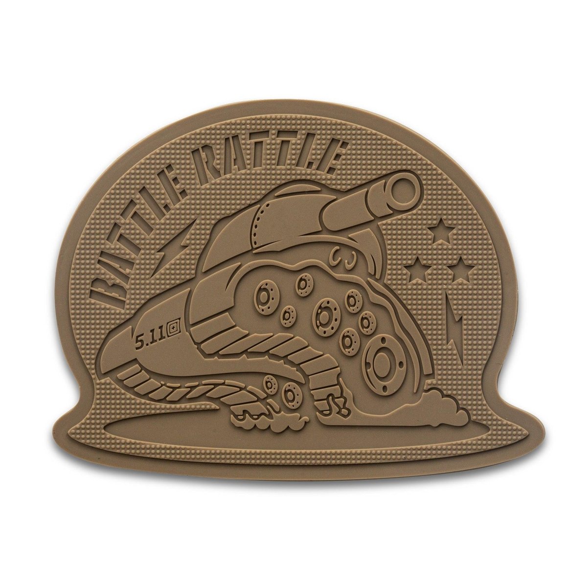 PARCHE TACTICO 5.11 - BATTLE RATTLE DESERT - Risk Top Tactical
